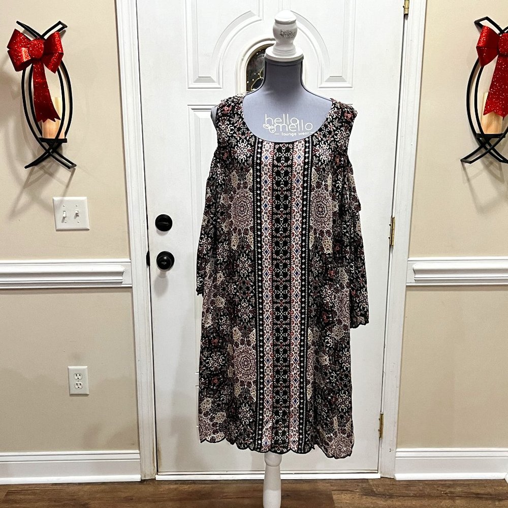 As U Wish Floral Pattern Dress